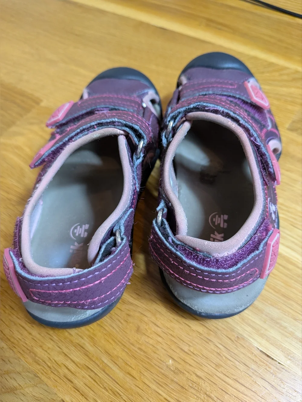 Kamik Kids Purple and Pink Closed-Toe Sandals - Adjustable Straps